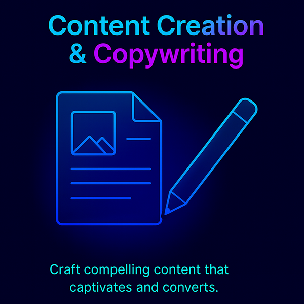 Content Creation & Copywriting for Small Business